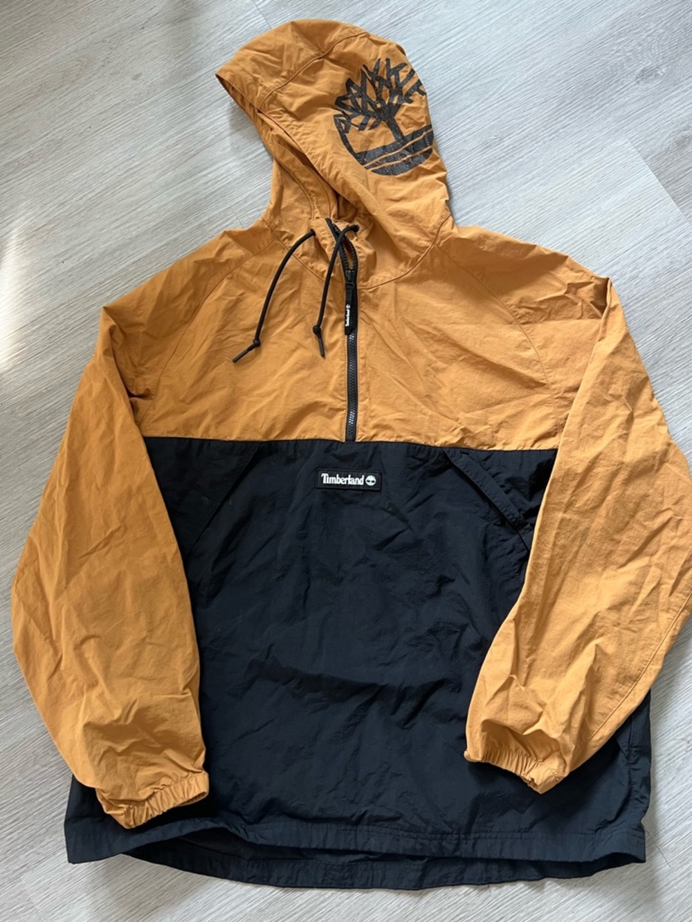 Timberland Men's Two-Tone Hooded Anorak Jacket